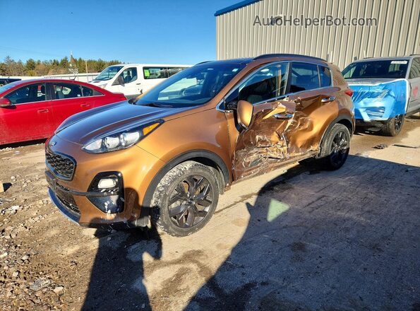 KNDP63AC7L7652018 2020 KIA SPORTAGE Brown Front left