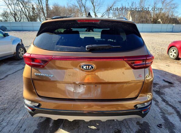 KNDP63AC7L7652018 2020 KIA SPORTAGE Brown Rear view