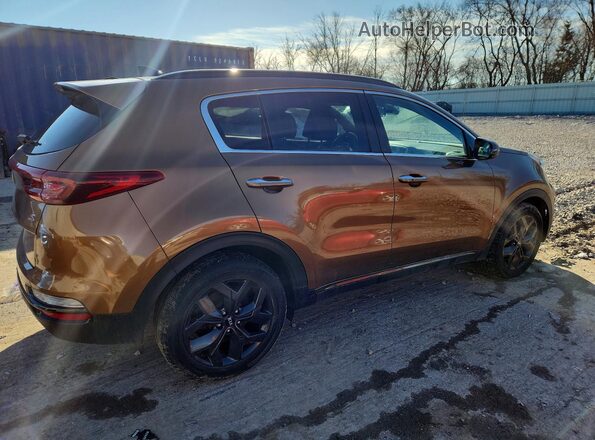 KNDP63AC7L7652018 2020 KIA SPORTAGE Brown Rear right