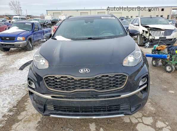 KNDP63AC9L7639030 2020 KIA SPORTAGE Черный Вид спереди