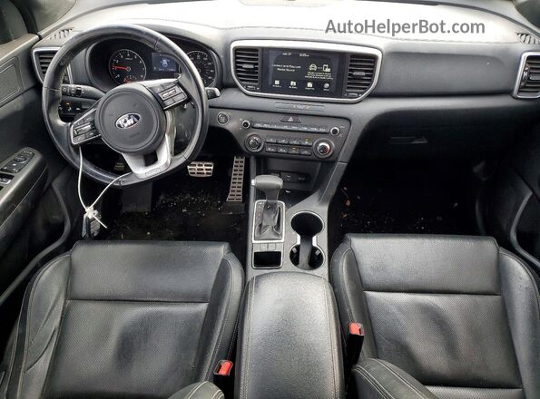 KNDP63AC9L7639030 2020 KIA SPORTAGE Черный Вид панели приборов
