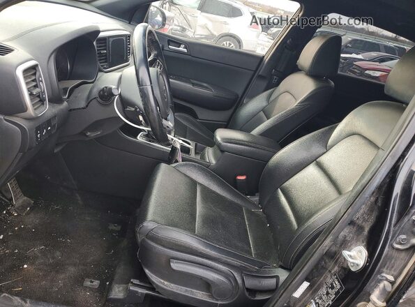 KNDP63AC9L7639030 2020 KIA SPORTAGE Черный Вид салона спереди
