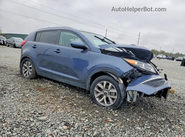 KNDPB3AC0G7866334 2016 KIA SPORTAGE Синий Передняя правая четверть
