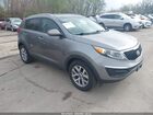 2016 Kia Sportage Lx Gray vin: KNDPB3AC1G7797668