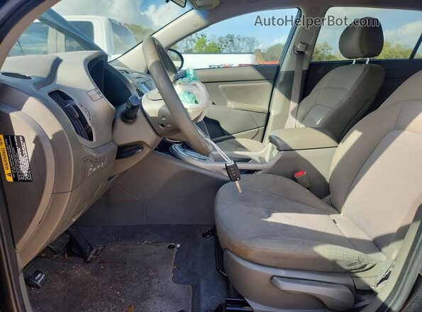 KNDPB3AC2G7833562 2016 KIA SPORTAGE Black Widok wnętrza z przodu