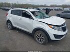 2016 Kia Sportage Lx White vin: KNDPB3AC3G7834140