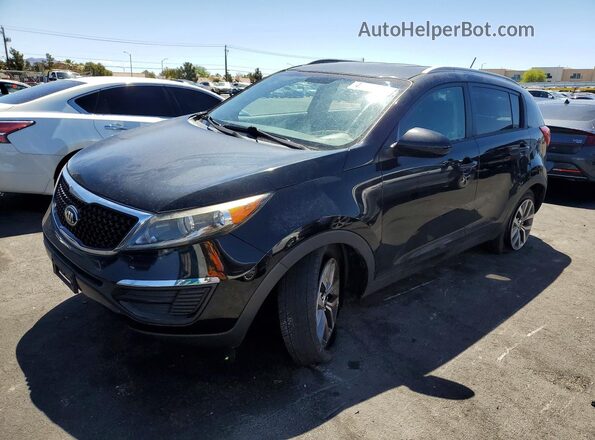 KNDPB3AC5G7870282 2016 KIA SPORTAGE Black Przód lewy