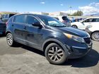 2016 Kia Sportage Lx Black vin: KNDPB3AC5G7870282