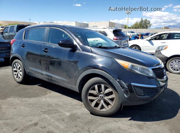KNDPB3AC5G7870282 2016 KIA SPORTAGE Black Przód prawy