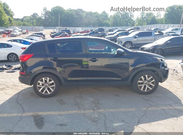 KNDPB3AC6G7874745 2016 KIA SPORTAGE Black Widok zestawu wskaźników