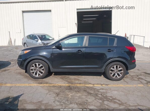 KNDPB3AC6G7874745 2016 KIA SPORTAGE Black Widok wnętrza z tyłu