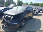 2016 Kia Sportage Lx Black vin: KNDPB3AC8G7819679