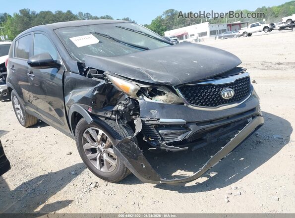 KNDPB3AC8G7819679 2016 KIA SPORTAGE Black Przód prawy