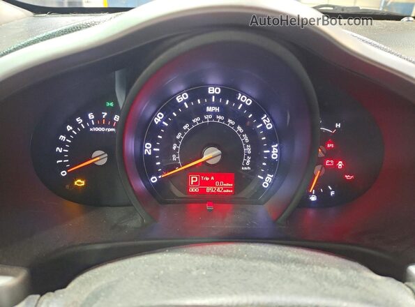 KNDPBCACXG7850609 2016 KIA SPORTAGE Серебряный Вид щитка приборов