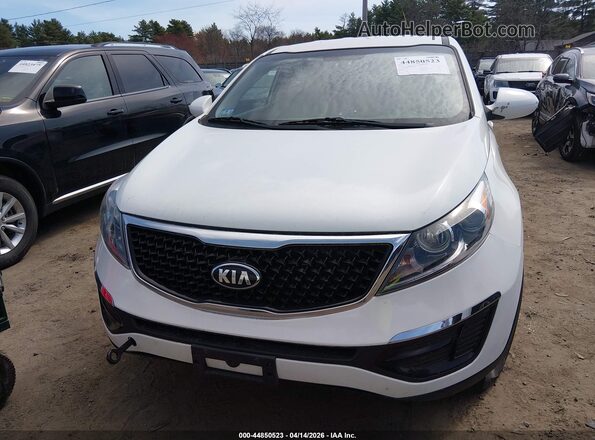KNDPBCACXG7880175 2016 KIA SPORTAGE White Սարքավորումների վահանակի տեսք