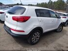 2016 Kia Sportage Lx White vin: KNDPBCACXG7880175
