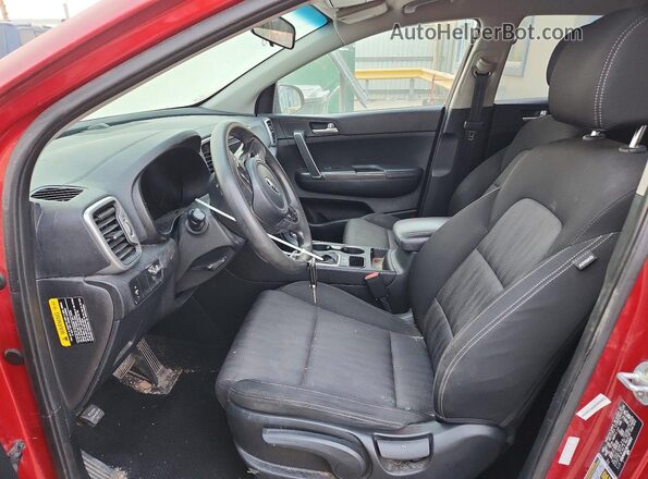 KNDPM3AC0K7493802 2019 KIA SPORTAGE Красный Вид салона спереди