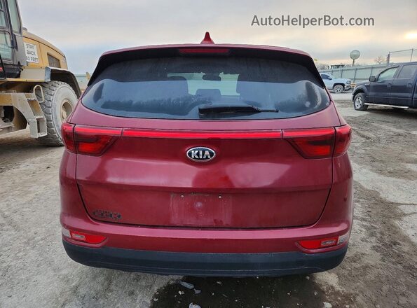 KNDPM3AC0K7493802 2019 KIA SPORTAGE Красный Вид сзади