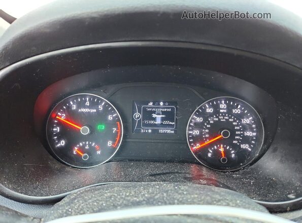 KNDPM3AC0K7493802 2019 KIA SPORTAGE Красный Вид щитка приборов