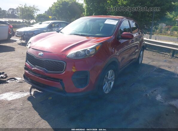 KNDPM3AC1K7615258 2019 KIA SPORTAGE Red Передня ліва чверть