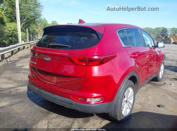 KNDPM3AC1K7615258 2019 KIA SPORTAGE Red Задня права чверть
