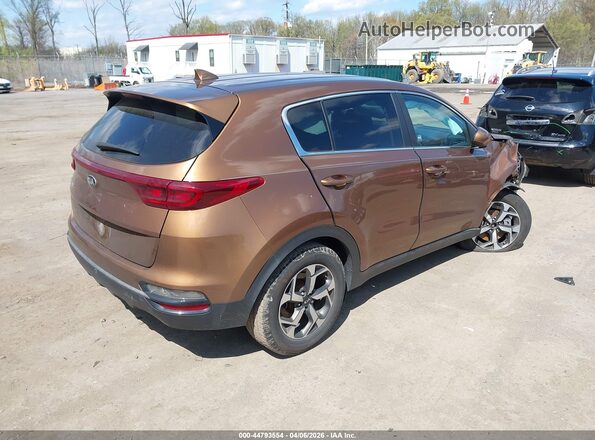 KNDPM3AC2M7921906 2021 KIA SPORTAGE Коричневый Задняя правая четверть