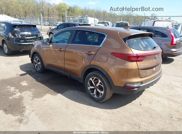 KNDPM3AC2M7921906 2021 KIA SPORTAGE Коричневый Задняя левая четверть