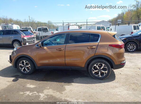 KNDPM3AC2M7921906 2021 KIA SPORTAGE Коричневый Панорамный вид салона 360°