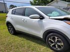 2021 Kia Sportage Lx White vin: KNDPM3AC4M7929280