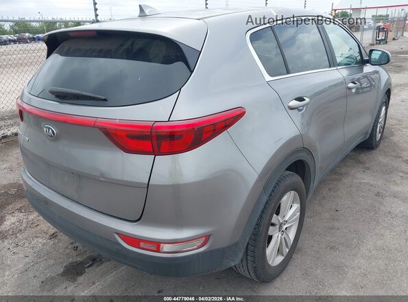 KNDPM3AC7J7370223 2018 KIA SPORTAGE Серый Задняя правая четверть