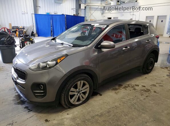 KNDPM3AC9K7529793 2019 KIA SPORTAGE Gray Vista tres cuartos delantera izquierda