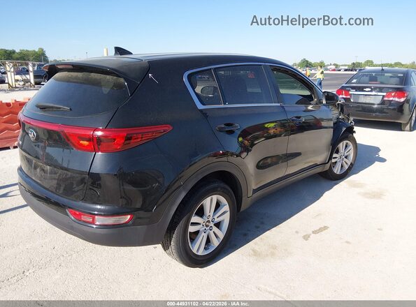 KNDPM3ACXH7056575 2017 KIA SPORTAGE Черный Задняя правая четверть