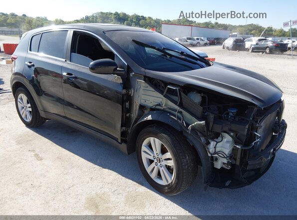 KNDPM3ACXH7056575 2017 KIA SPORTAGE Черный Передняя правая четверть