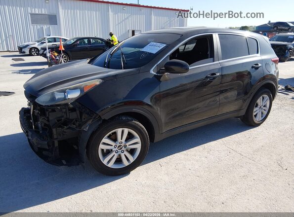 KNDPM3ACXH7056575 2017 KIA SPORTAGE Черный Передняя левая четверть