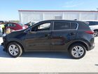 2017 Kia Sportage Lx Черный vin: KNDPM3ACXH7056575