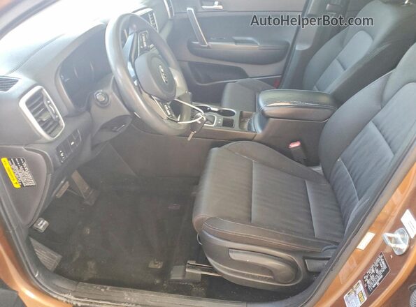KNDPM3ACXM7904920 2021 KIA SPORTAGE Brown წინა სალონის ხედი
