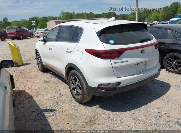 KNDPM3ACXM7930384 2021 KIA SPORTAGE White Trasero izquierdo