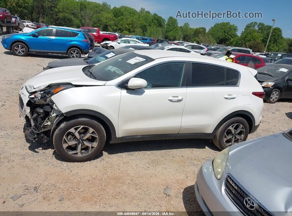 KNDPM3ACXM7930384 2021 KIA SPORTAGE White Vista interior de 360 grados