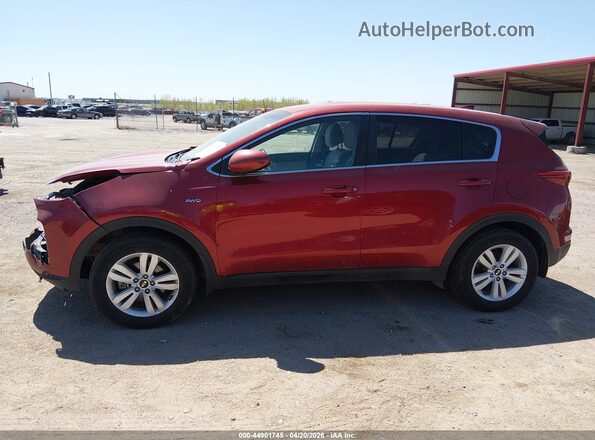 KNDPMCAC0J7349889 2018 KIA SPORTAGE Бордовый 