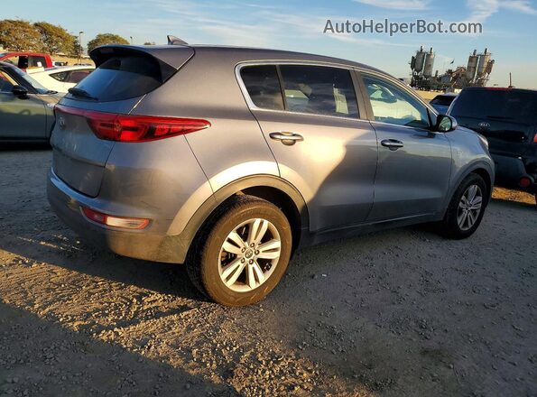 KNDPMCAC0J7352131 2018 KIA SPORTAGE Серый Задняя правая четверть