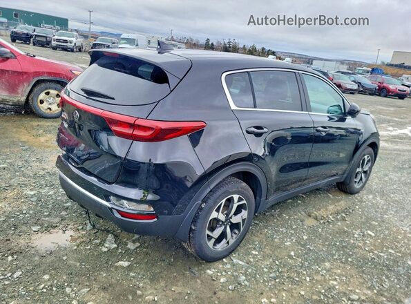 KNDPMCAC0M7909608 2021 KIA SPORTAGE Black Trasero derecho