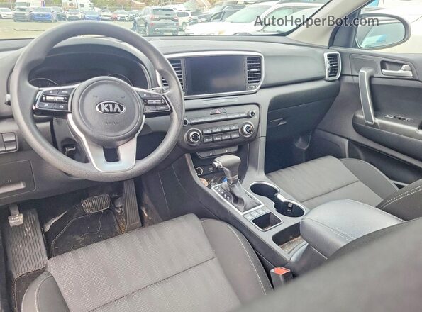 KNDPMCAC0M7909608 2021 KIA SPORTAGE Black Vista del salpicadero