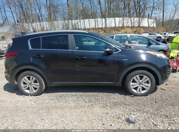 KNDPMCAC3J7306325 2018 KIA SPORTAGE Черный Вид задней части салона