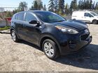 2017 Kia Sportage Lx Black vin: KNDPMCAC4H7215896
