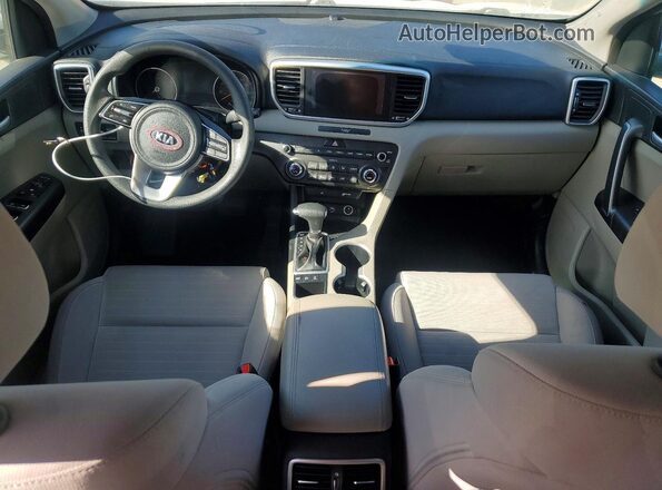 KNDPMCAC4L7665007 2020 KIA SPORTAGE White Вид панелі приладів
