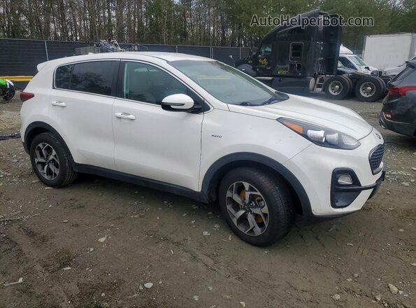 KNDPMCAC4L7665007 2020 KIA SPORTAGE White Передня права чверть