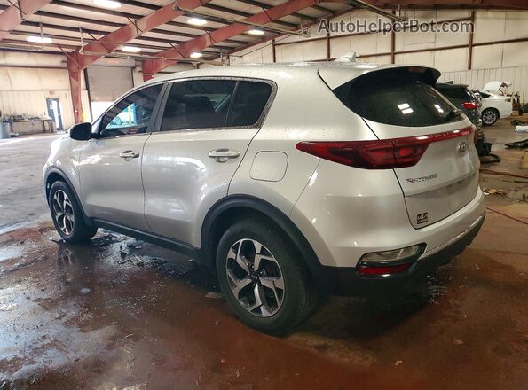 KNDPMCAC5M7901536 2021 KIA SPORTAGE Серебряный Задняя левая четверть