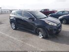2017 Kia Sportage Lx Black vin: KNDPMCAC7H7199015