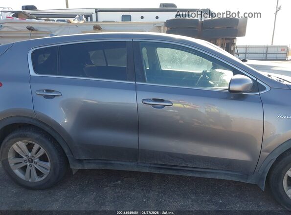 KNDPMCAC7H7265367 2017 KIA SPORTAGE Серый Вид задней части салона
