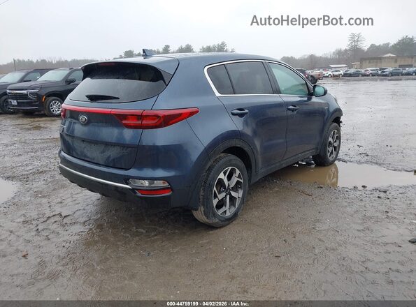 KNDPMCAC8L7834574 2020 KIA SPORTAGE Синий Задняя правая четверть